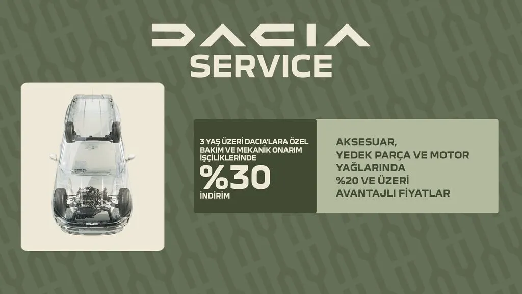 3 YAŞ ÜZERİ ARAÇLARDA BAKIM, MEKANIK ONARIM VE AKSESUAR ALIMLARINDA